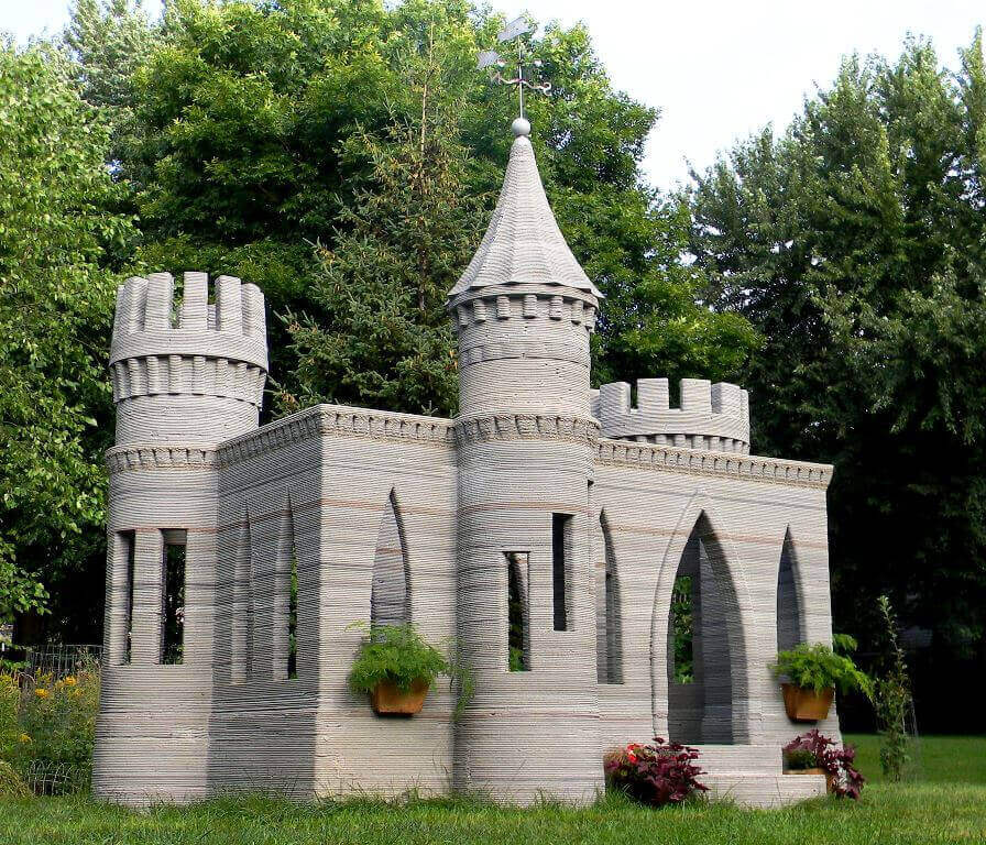3D printed castle in Minnesota