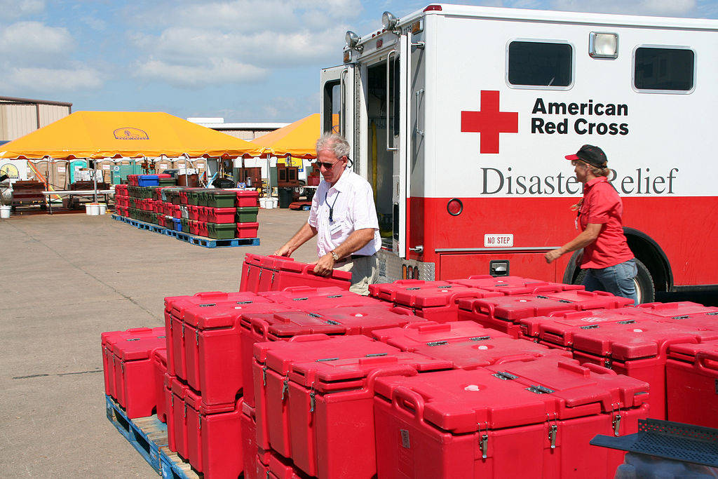 volunteering with Red Cross